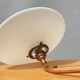 Suspension white opaline sequined copper cable