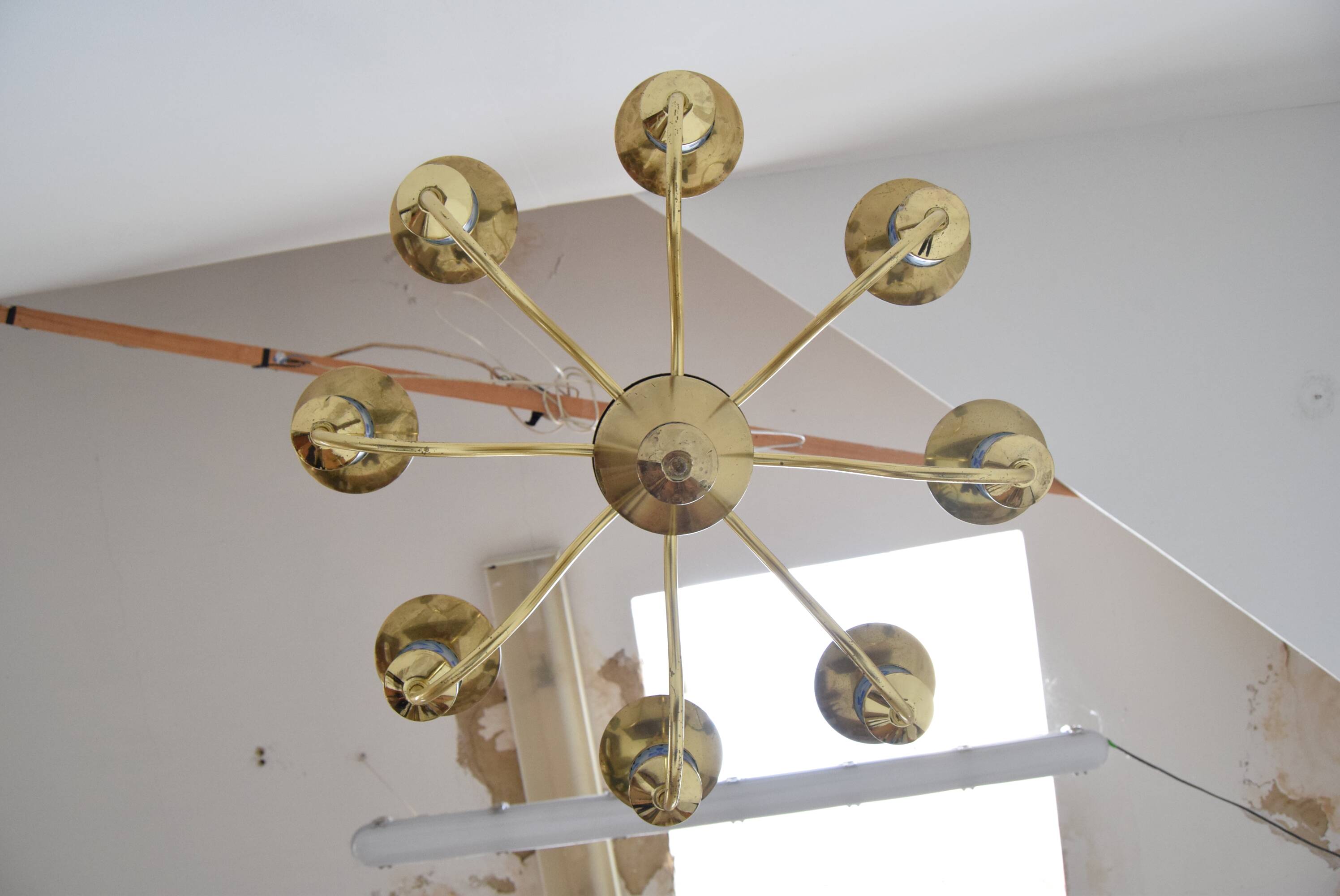 Mid-century Chandelier by Kamenicky Senov, Czechoslovakia, 1970's.