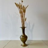 Vase en laiton gravé