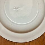 2 assiettes en Terre de Fer Salins bleues