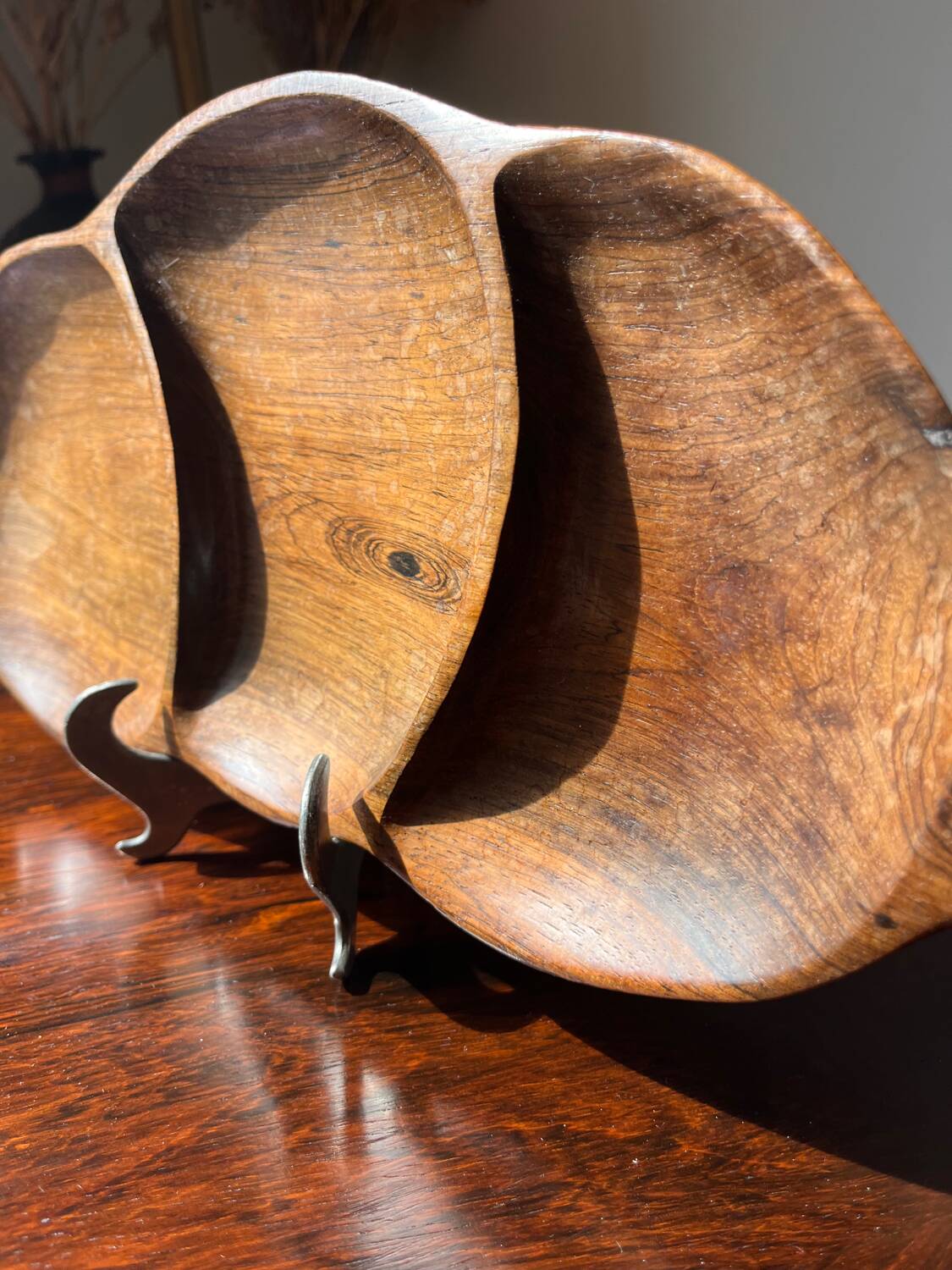 Jean Gillon. Brazil. Rosewood appetizer tray