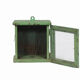 Little Old Wall Showcase Box has Green Skate Clock of Origin India