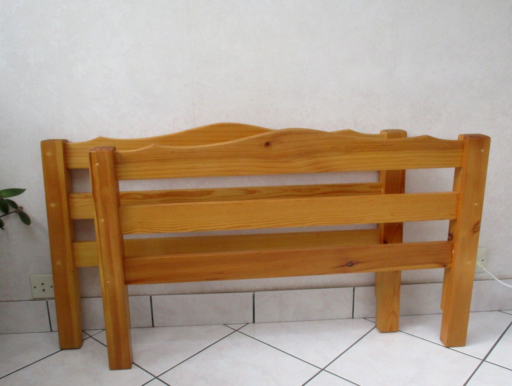 Two pine headboards