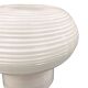White glass spiral wall lamp by Polam Vikasy, Poland in the 1970s.