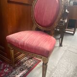 Chaise medaillon style Napoleon III (3)