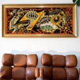 Modernist tapestry, cubist