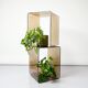 Pair of Vintage 70s Smoked Plexiglass Stands