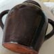 Nehou pottery vase signed Hamel