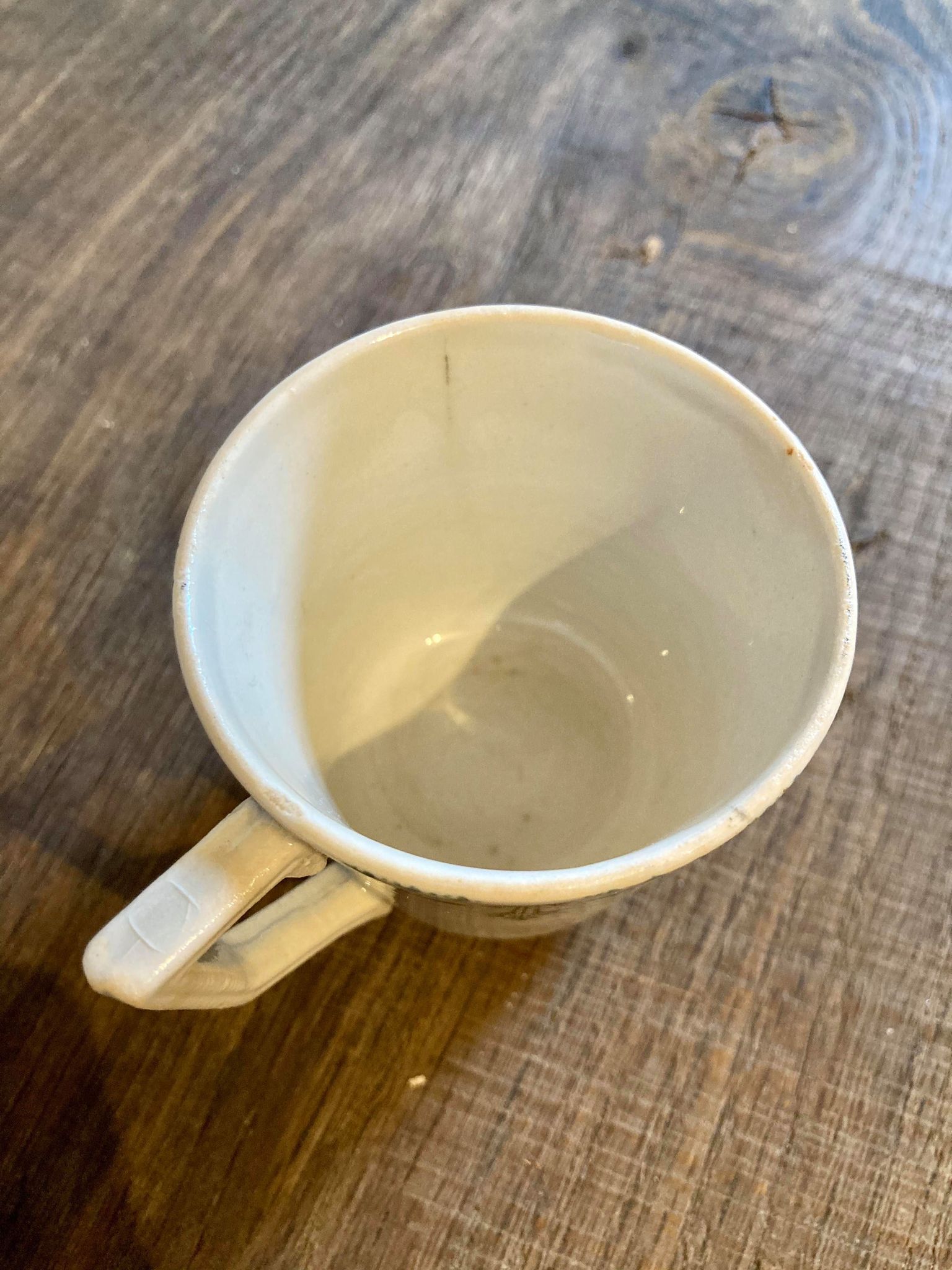 Gien opaque porcelain cup