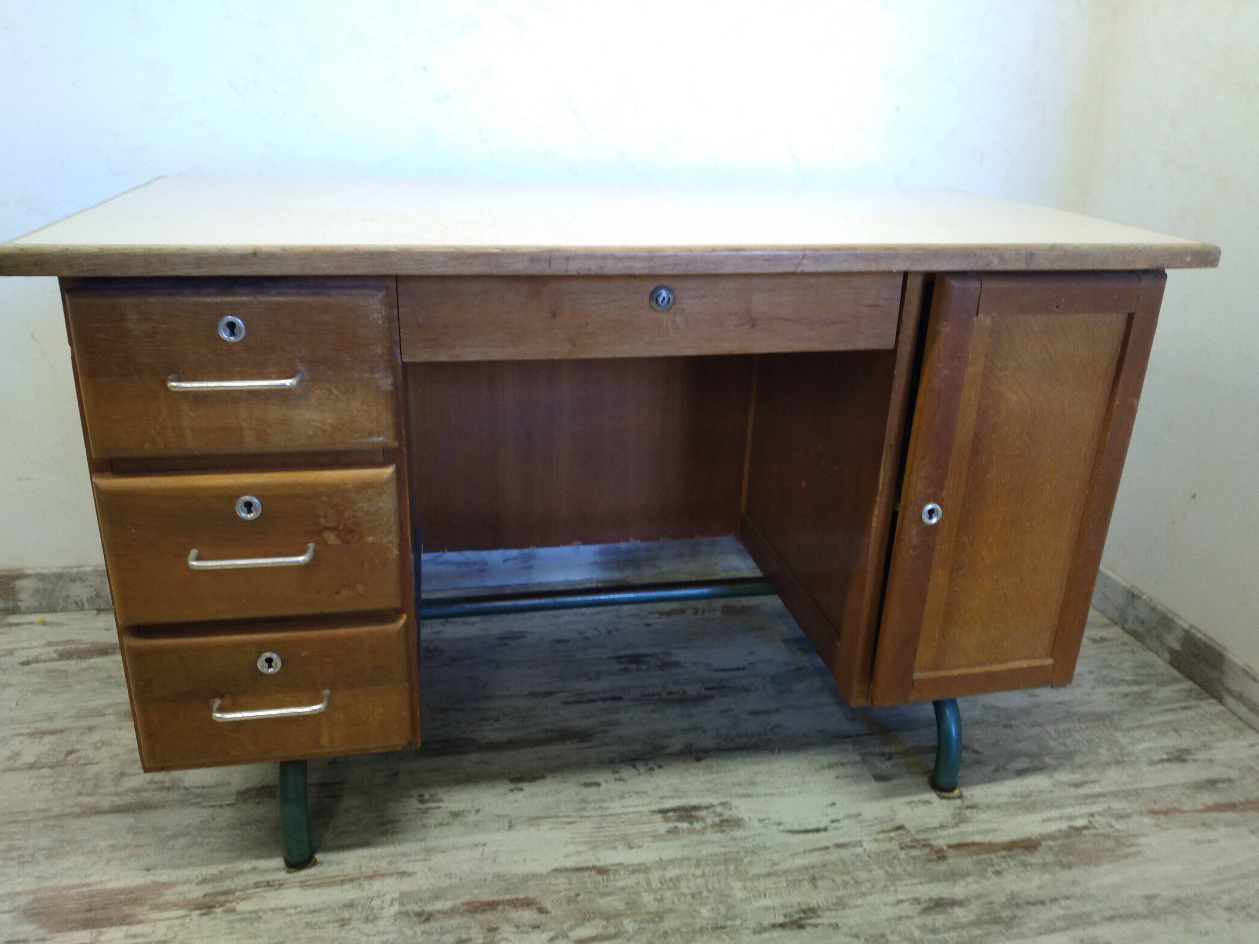 Old schoolmaster's desk