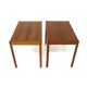 Set de 2 tables de chevet en teck, Suède, 1960
