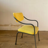 Child's armchair in yellow corduroy