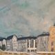 Paris quai d'Orsay, oil on canvas