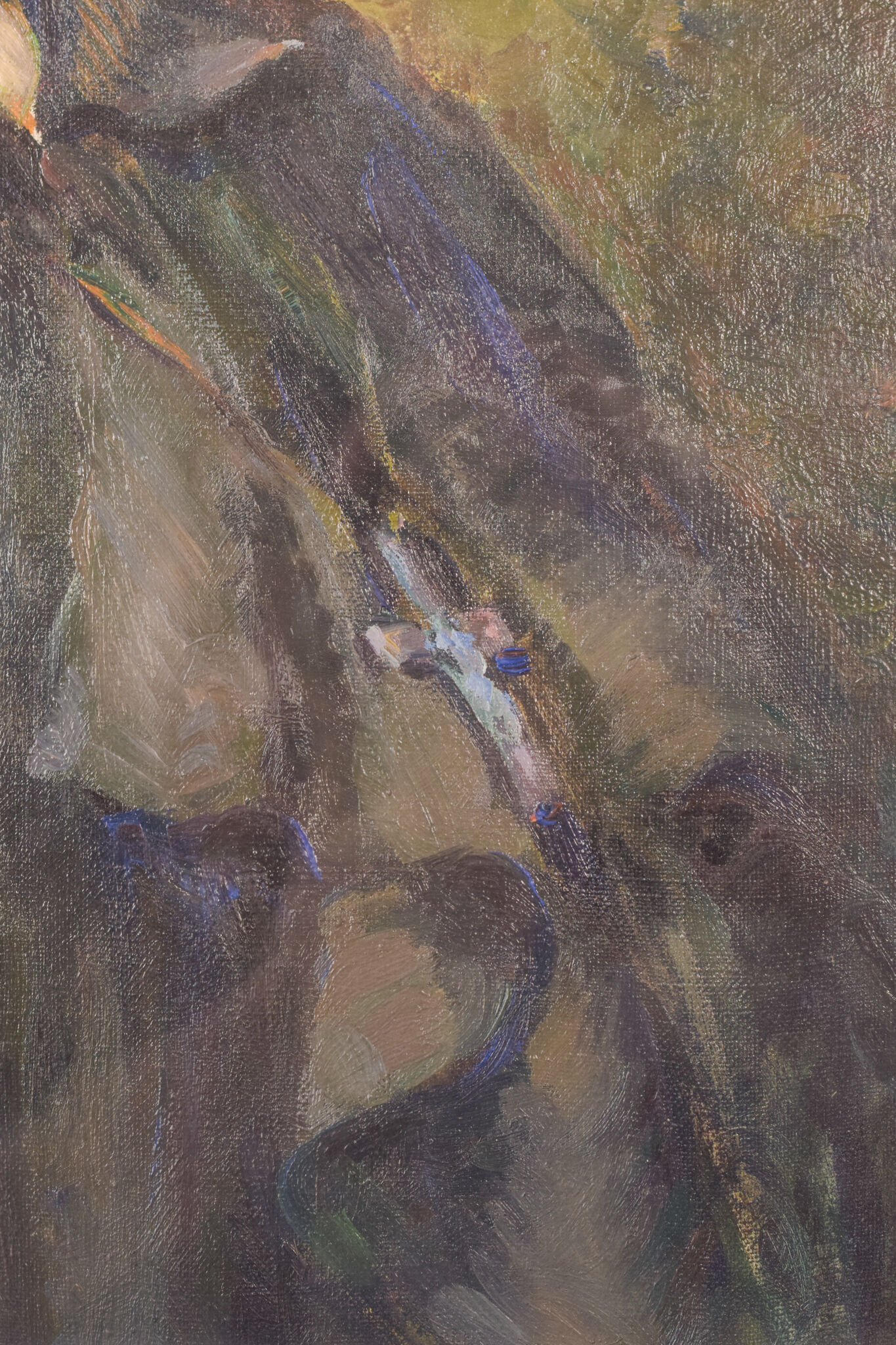 Portrait of a lady - oil on canvas