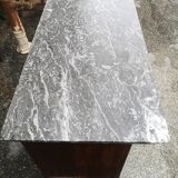 Louis Philippe burl walnut chest of drawers