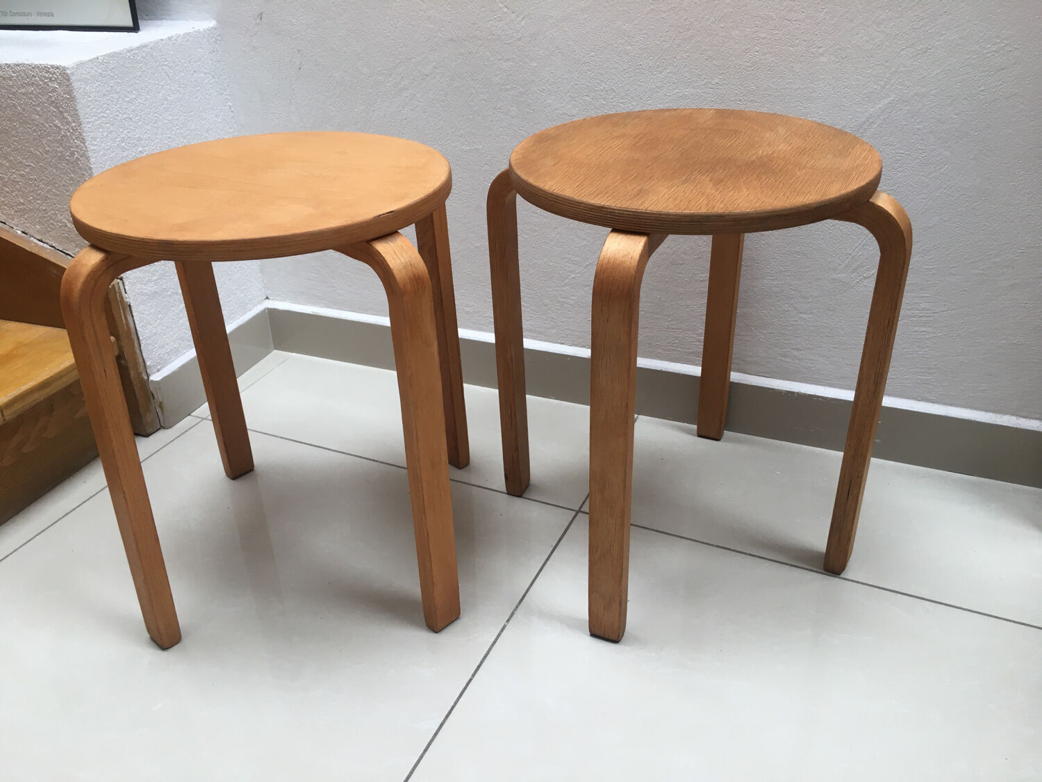 Vintage stool pairs