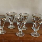 6 bistro glasses