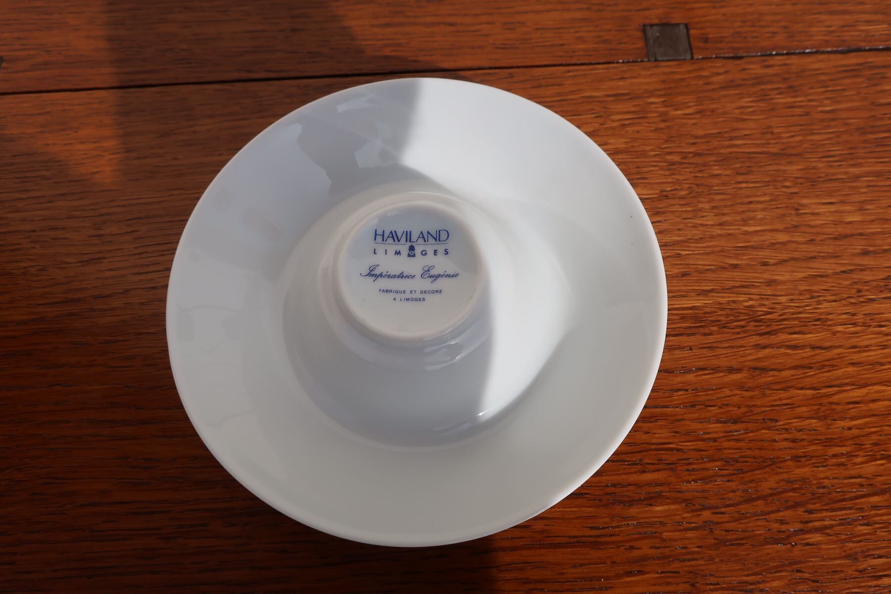 Lampe lithophanie porcelaine de Limoges Haviland impératrice Eugénie
