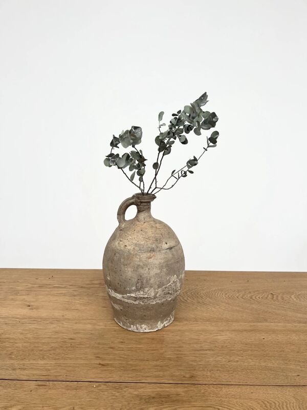 Jarre ancienne terre cuite brute