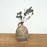 Antique raw terracotta jar