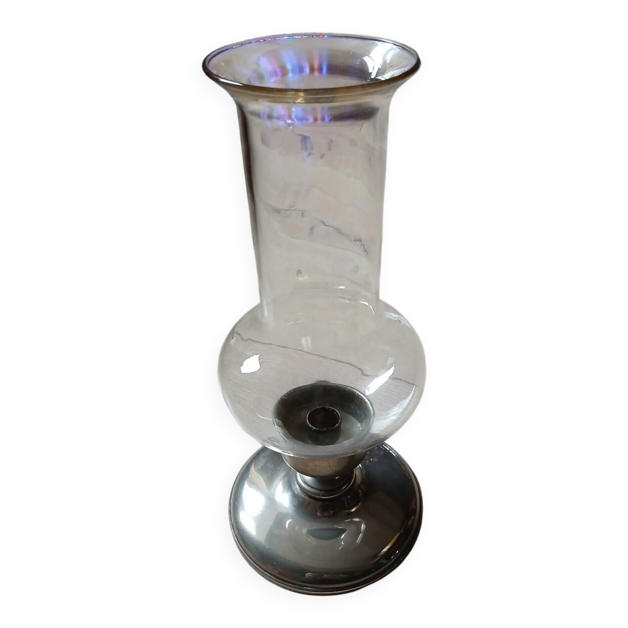 Antique candlestick/tealight holder