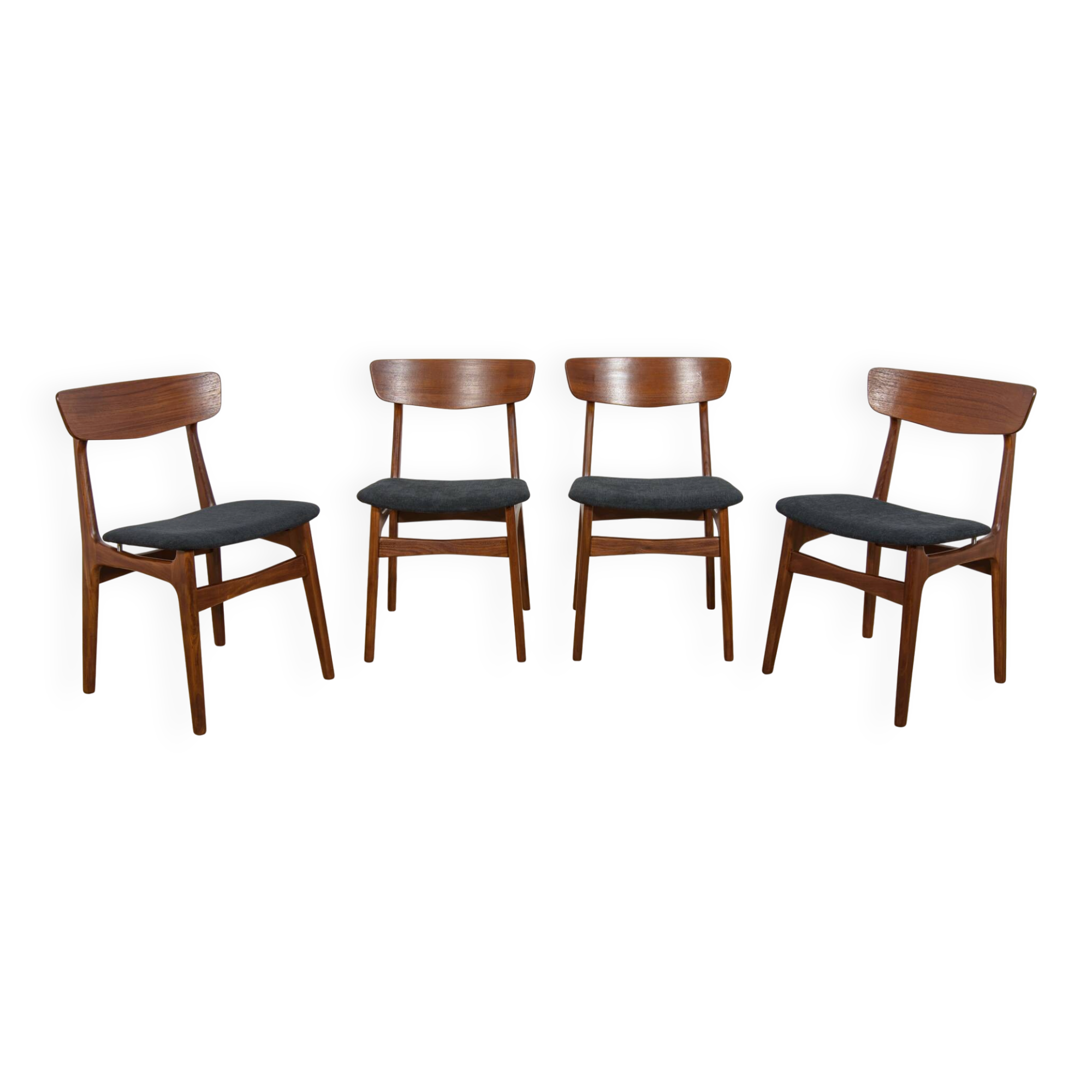Mid-Century Teak Dining Chairs from Farstrup Møbler, Denmark, 1960s, Set of 4