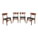 Mid-Century Teak Dining Chairs from Farstrup Møbler, Denmark, 1960s, Set of 4