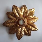 Ceiling lamp golden flower