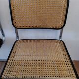 Pair of B32 chairs by Marcel Breuer, made in Italy.