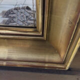 Golden mirror-style executive board