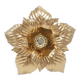 Golden flower wall lamp