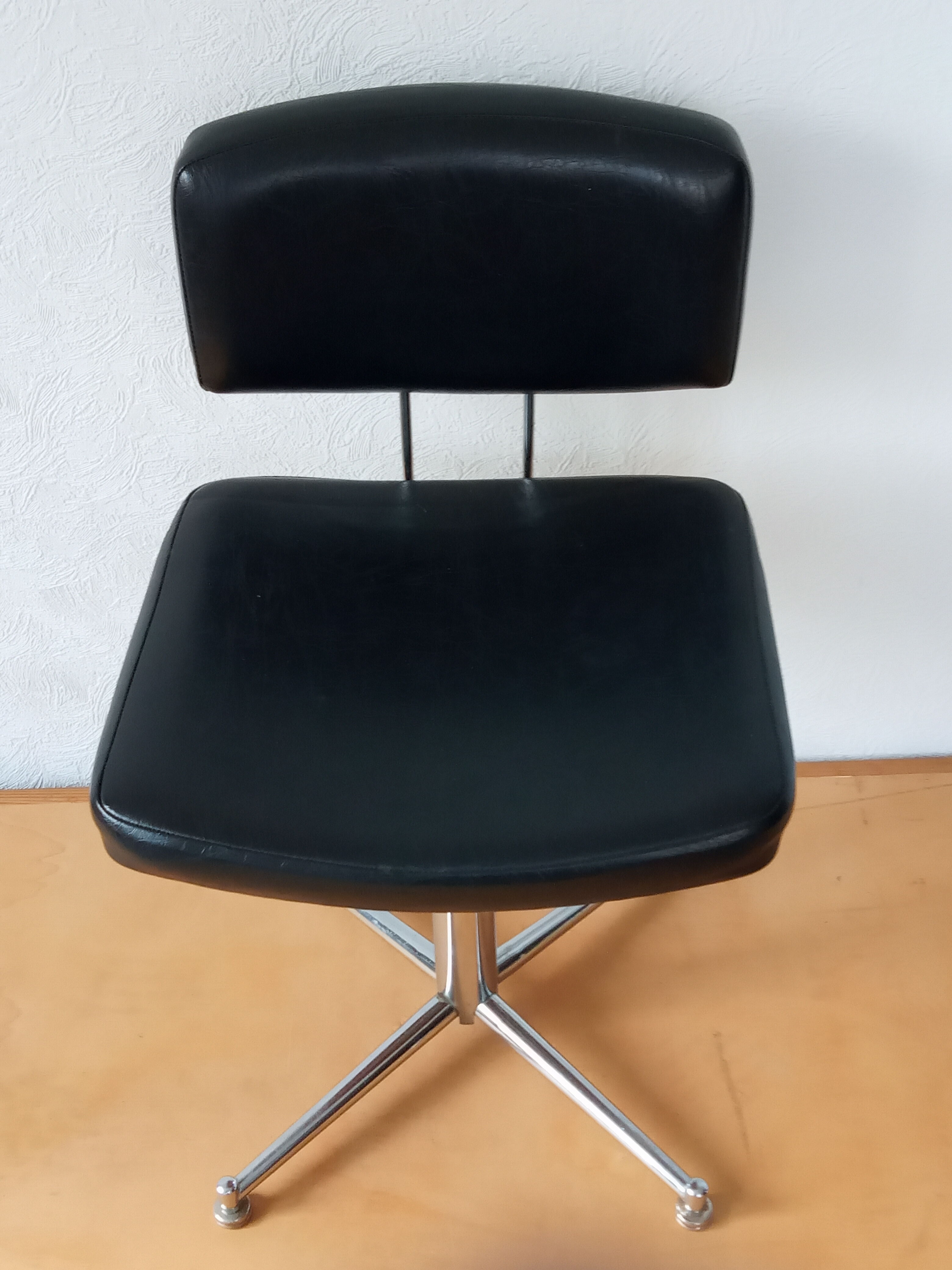 Chaise de bureau telescopique vintage