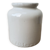Mustard pot in stoneware LAB Lagny