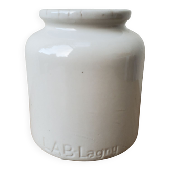 Mustard pot in stoneware LAB Lagny