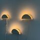 Set of three cream metal wall lights by Nordlux, 1980s, Sweden.