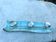 Wall coat rack with 3 chrome metal hooks, vintage 80s.