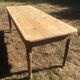 Table de ferme en bois naturel