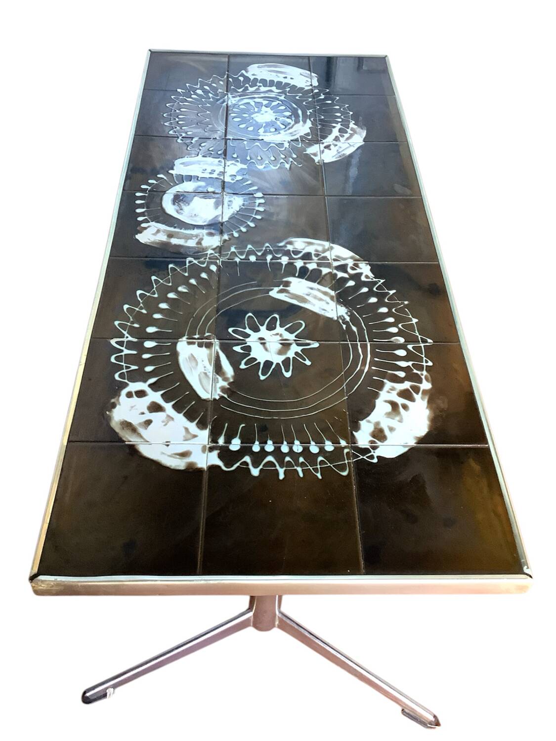 Vintage ceramic coffee table from the 1970s