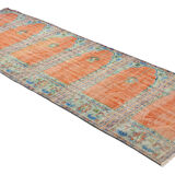 Anatolian handmade vintage rug 326 cm x 115 cm