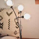 Lampe chrome triple globes