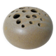 Old stoneware flower pick vintage design signed ball vase