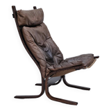 1970’s, Norwegian design, "Siesta" lounge chair by Ingmar Relling, leather, bentwood.