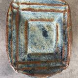 Vide-poche modernist bowl in glazed porcelain stoneware
