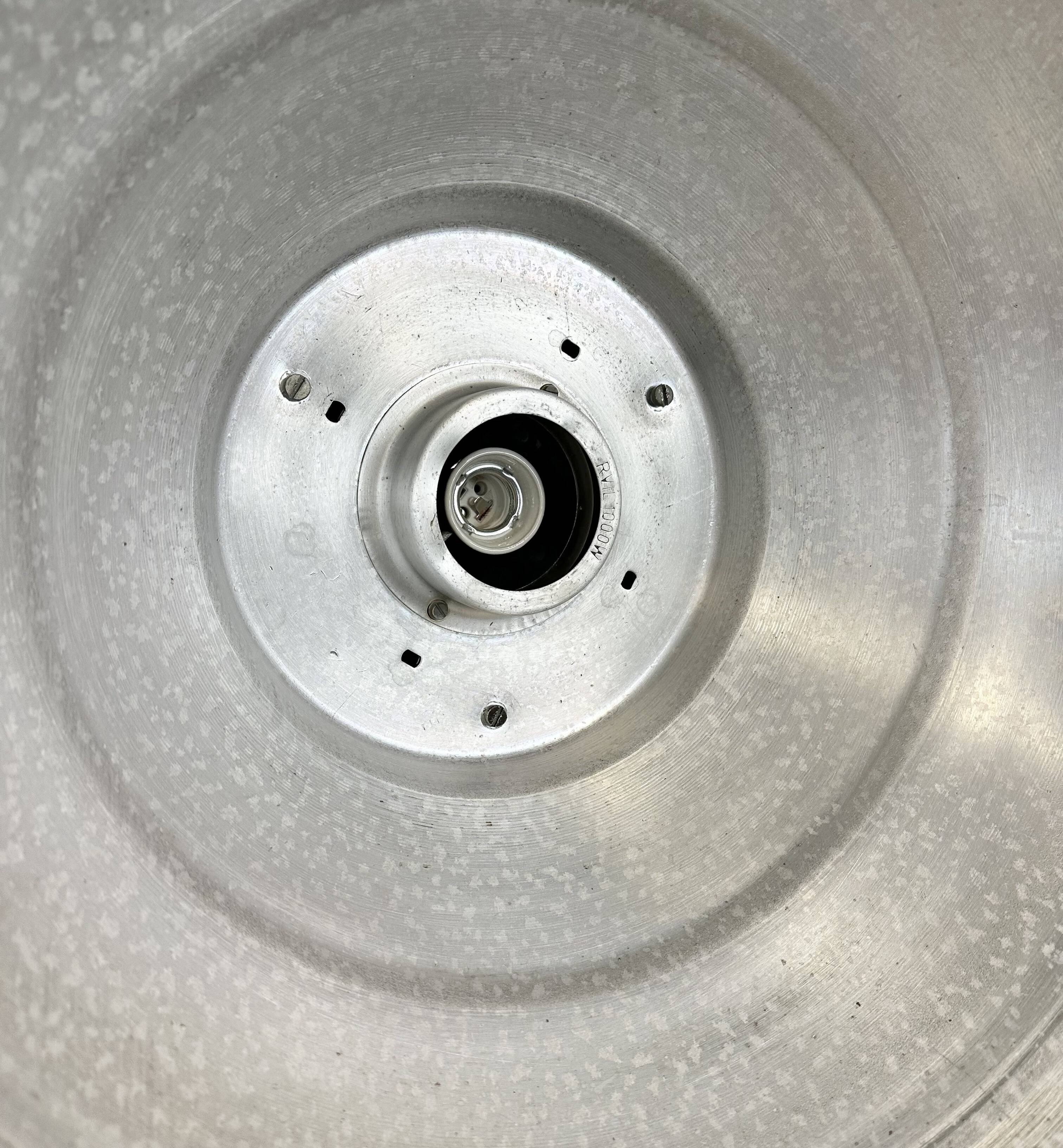 Large Industrial Aluminium Pendant Light from Elektrosvit, 1960s
