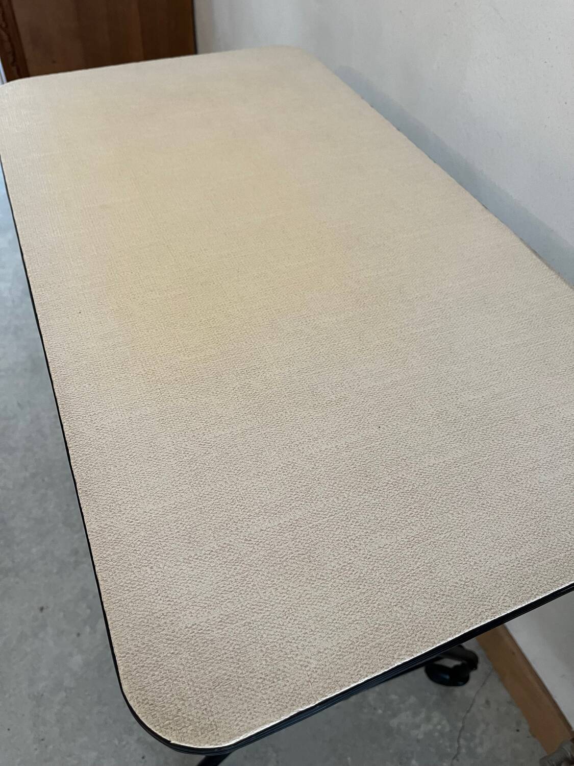 Metal serving trolley