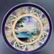 Plat circulaire en faïence de Gien