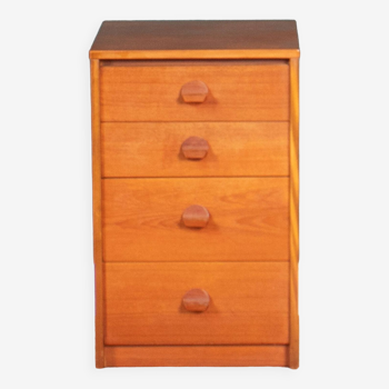 Retro 1960s Bedside Table in Teak by John & Silvia Reid  Stag