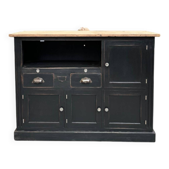 Meuble d’atelier Années 40 en chêne