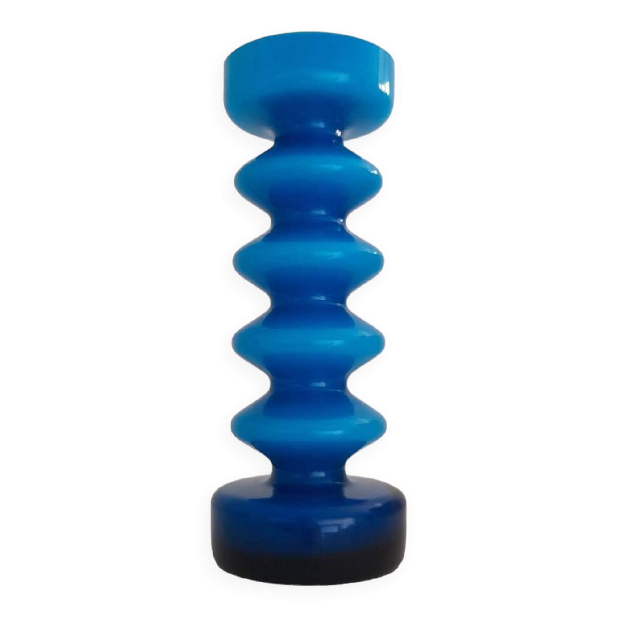 Beautiful space age blue opaline