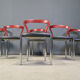 Vintage Lotus chairs by Hartmut Lohmeyer for Kusch & Co., 1970s, set of 6